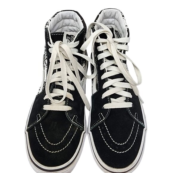 Vans Sk8-Hi Forgotten Bones Skull Graphic High-Top Sneakers Size 7 Mens - Picture 8 of 10
